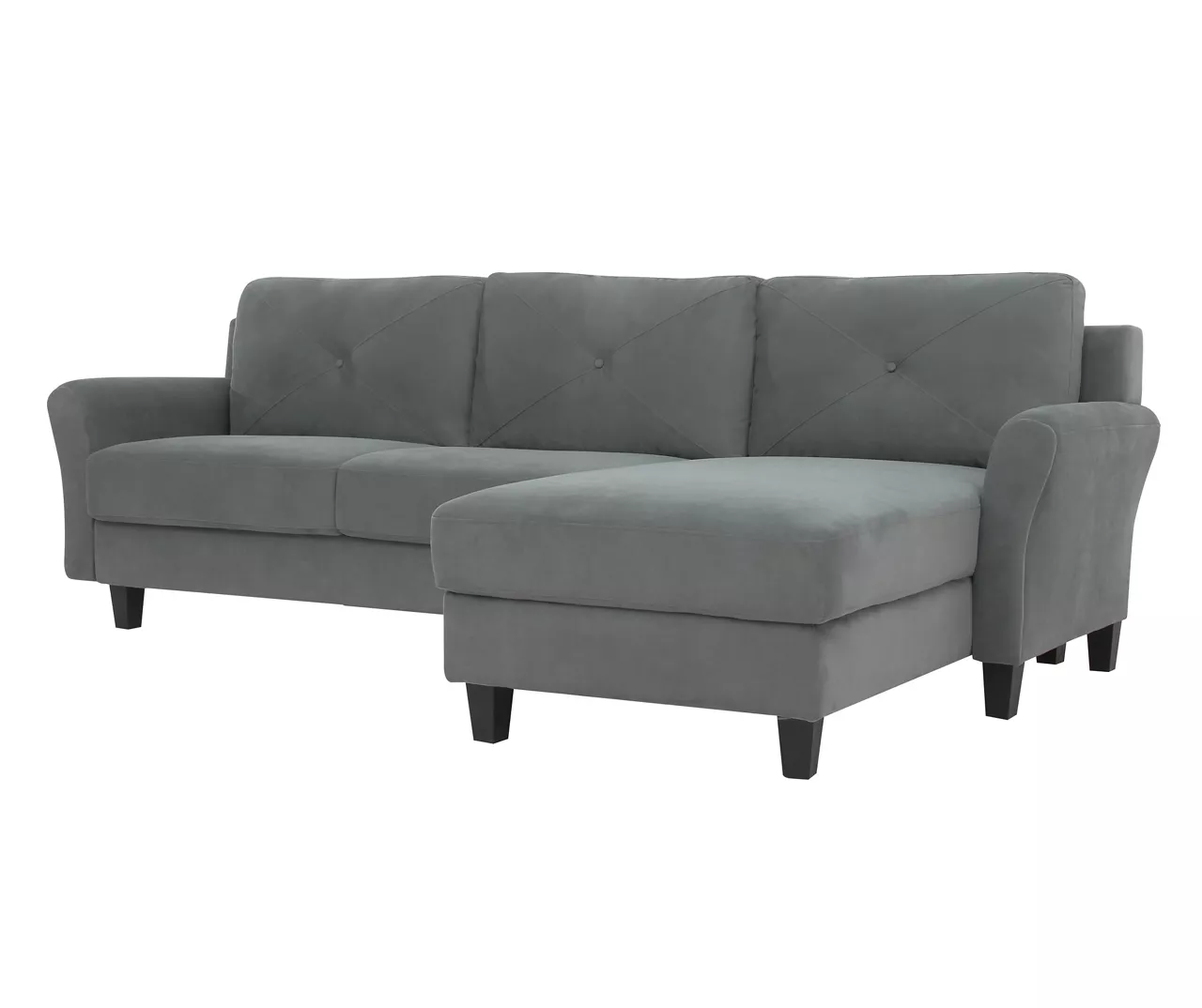 Hayward Gray Rolled Arm Sectional - Image 2