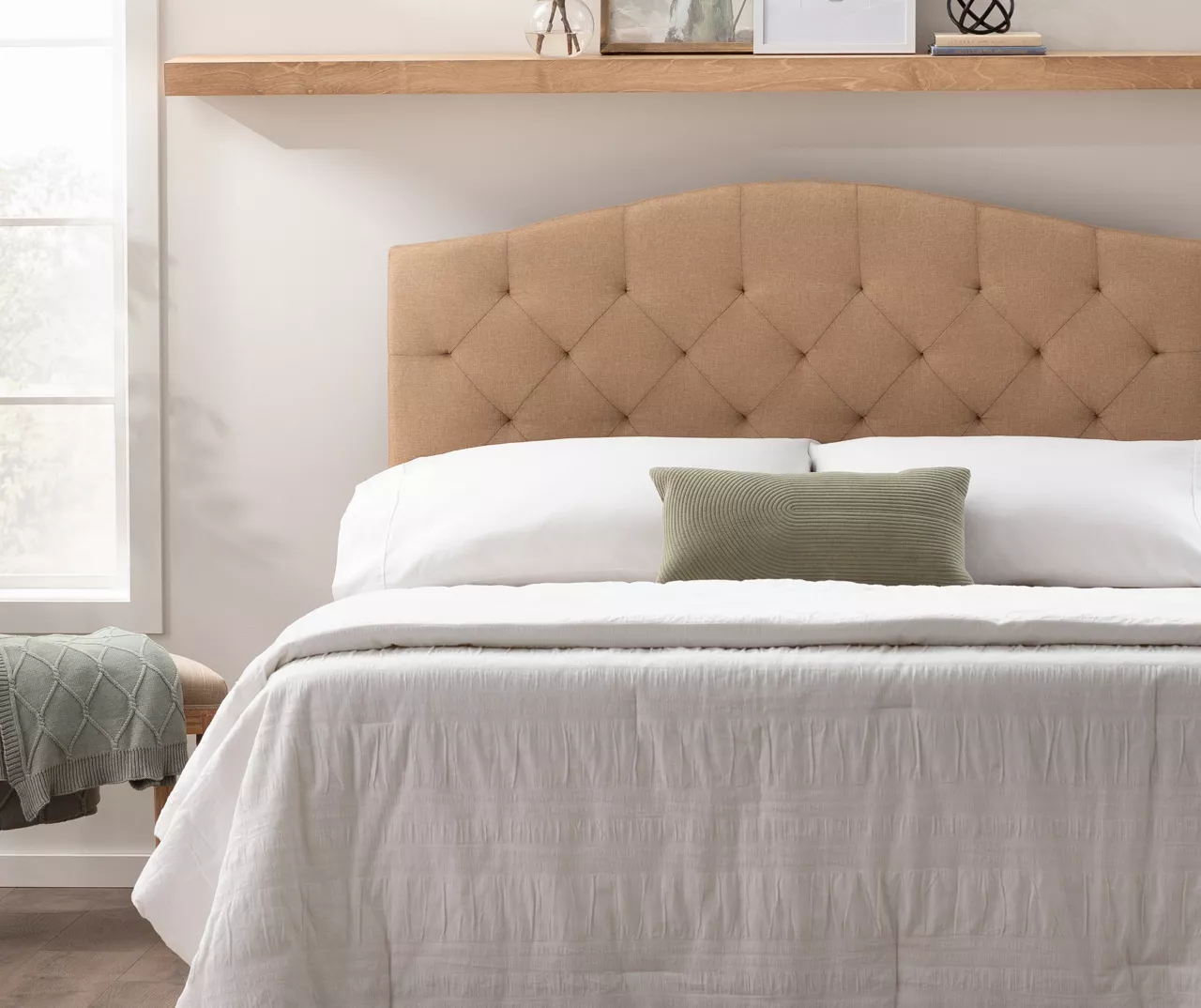 Brookside Curved Edge Upholstered Headboard - Image 18