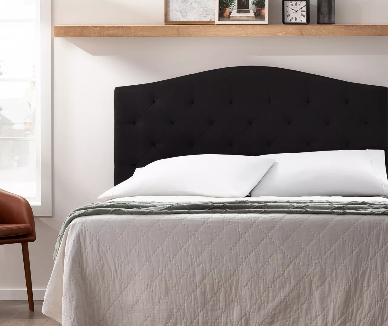 Brookside Curved Edge Upholstered Headboard - Image 15