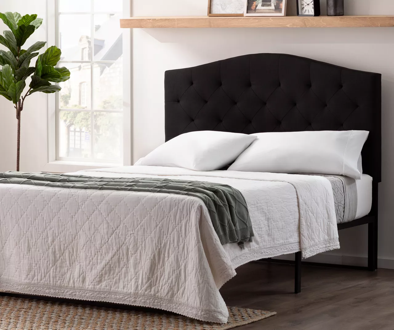 Brookside Curved Edge Upholstered Headboard - Image 16