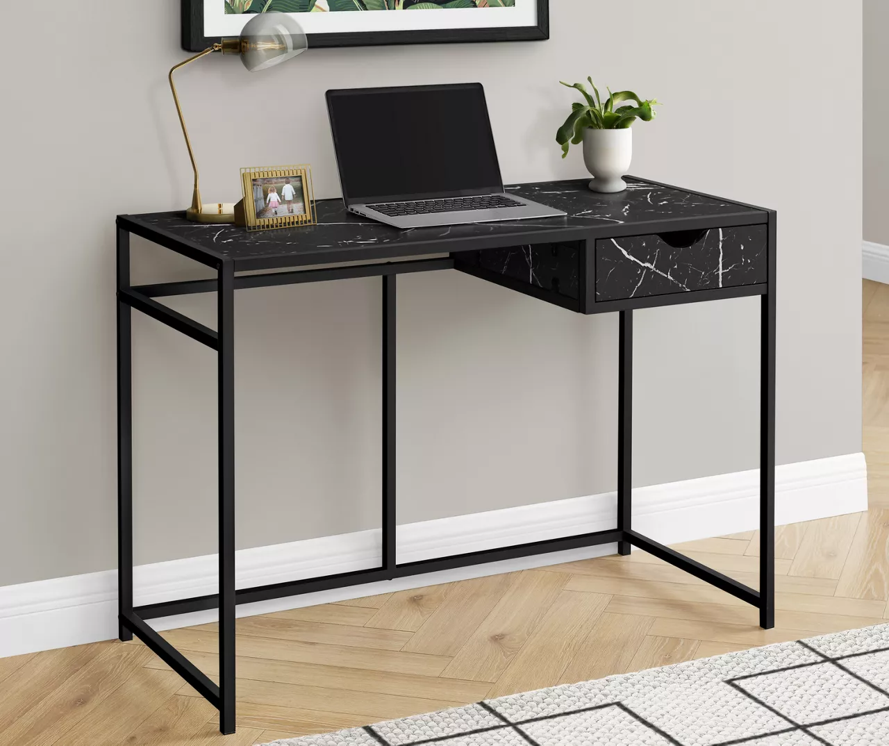 42" Single Drawer Computer Desk - Image 6