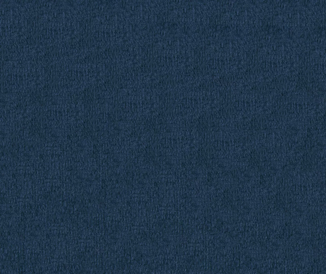 Blue Velvet Upholstered Wooden Ottoman - Image 4