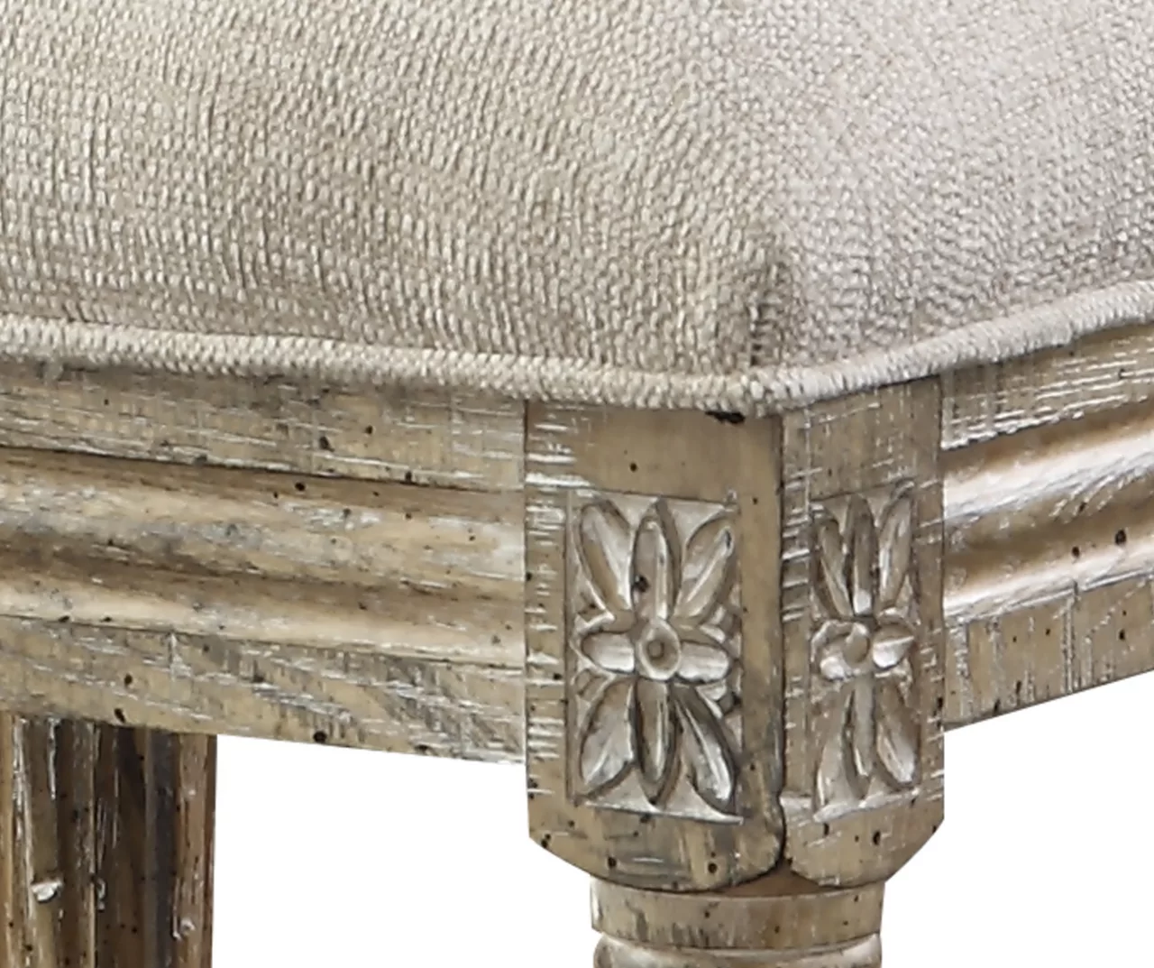 Sandstone Buff & Cream Upholstered Dining Chairs, 2-Pack - Image 6