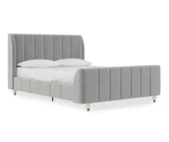 Little Seeds Valentina Velvet Full Bed