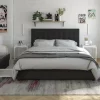 CosmoLiving Elizabeth Velvet Storage Bed