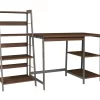 Soho 2-Piece Wooden Desk & Bookcase Set