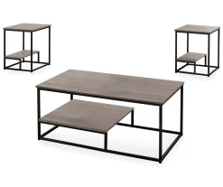 Monarch Tiered 3-Piece Occasional Set