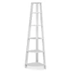 Monarch 5-Shelf Etagere Corner Bookcase