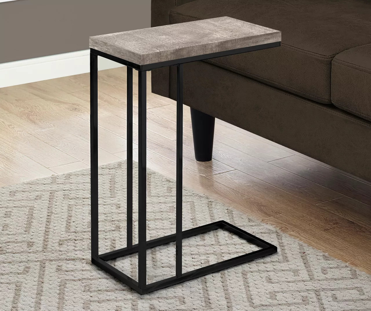 Monarch Reclaimed Wood Look C Side Table - Image 7