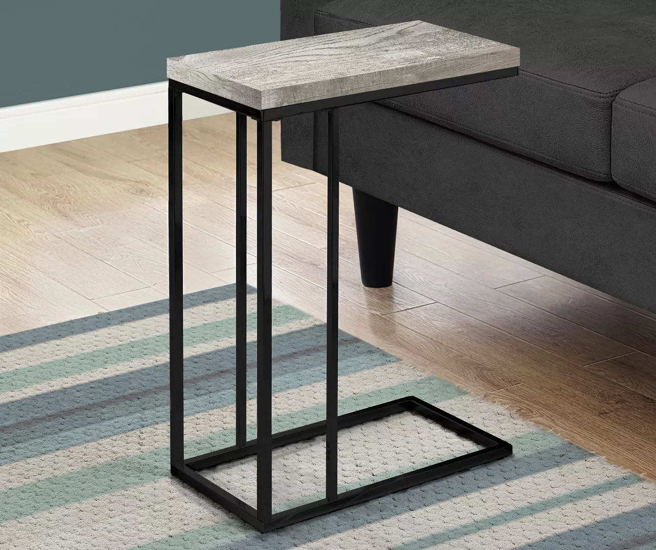 Monarch Reclaimed Wood Look C Side Table - Image 10