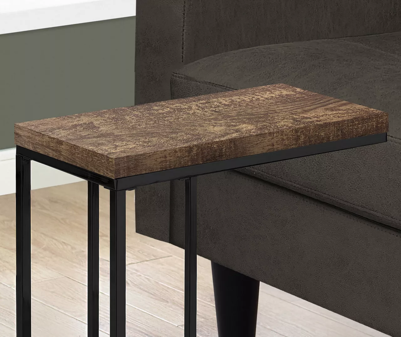 Monarch Reclaimed Wood Look C Side Table - Image 5