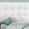 Monarch Faux Leather Button Tufted Headboard