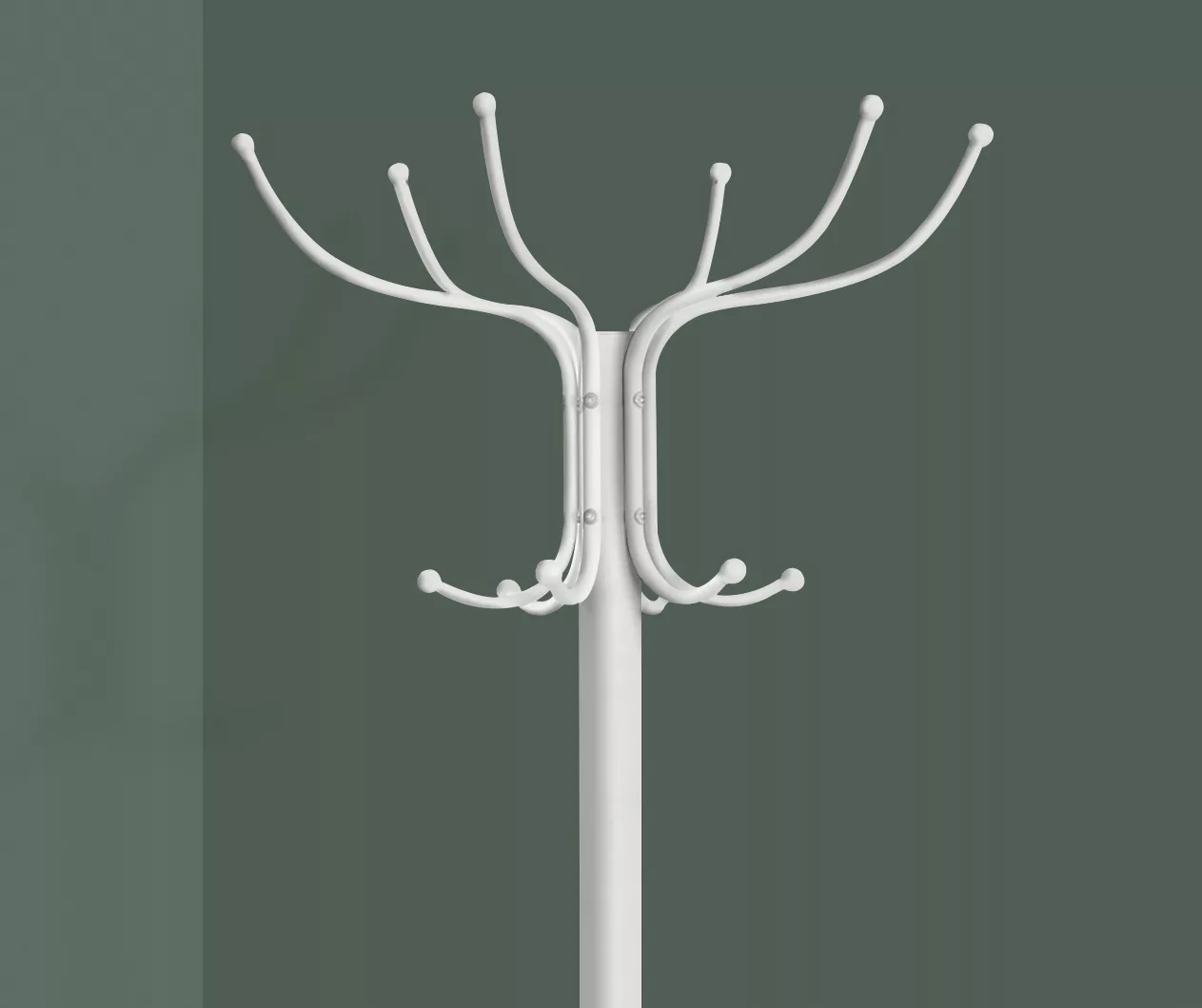 Monarch Metal 12-Hook Coat Rack With Umbrella Holder - Image 5