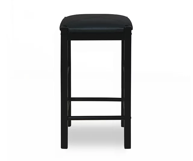 Bay Faux Leather & Wood Counter Stools, 2-Pack - Image 8