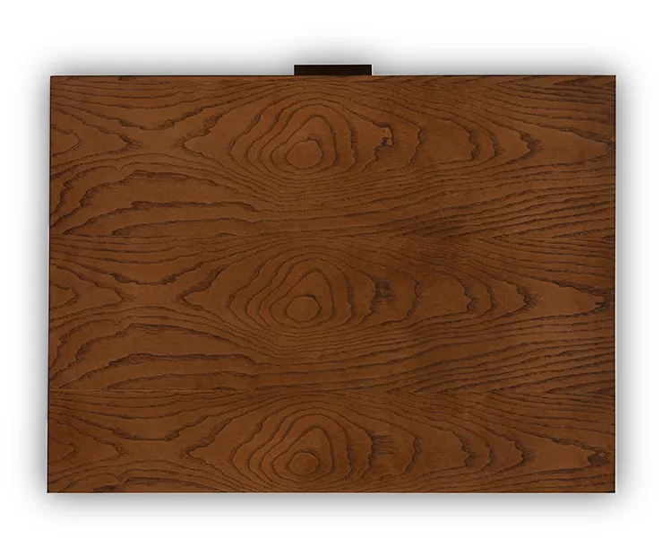 Shay Walnut 2-Drawer Wood Nightstand - Image 4