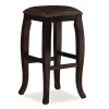 Dallas Brown Cushioned Square Top Bar Stool