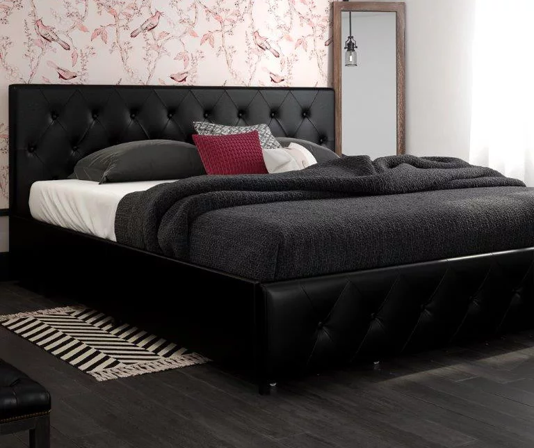 DHP Dana Faux Leather Upholstered Bed With Storage - Image 11