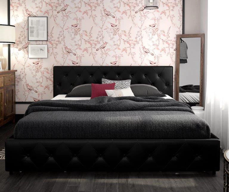 DHP Dana Faux Leather Upholstered Bed With Storage - Image 12