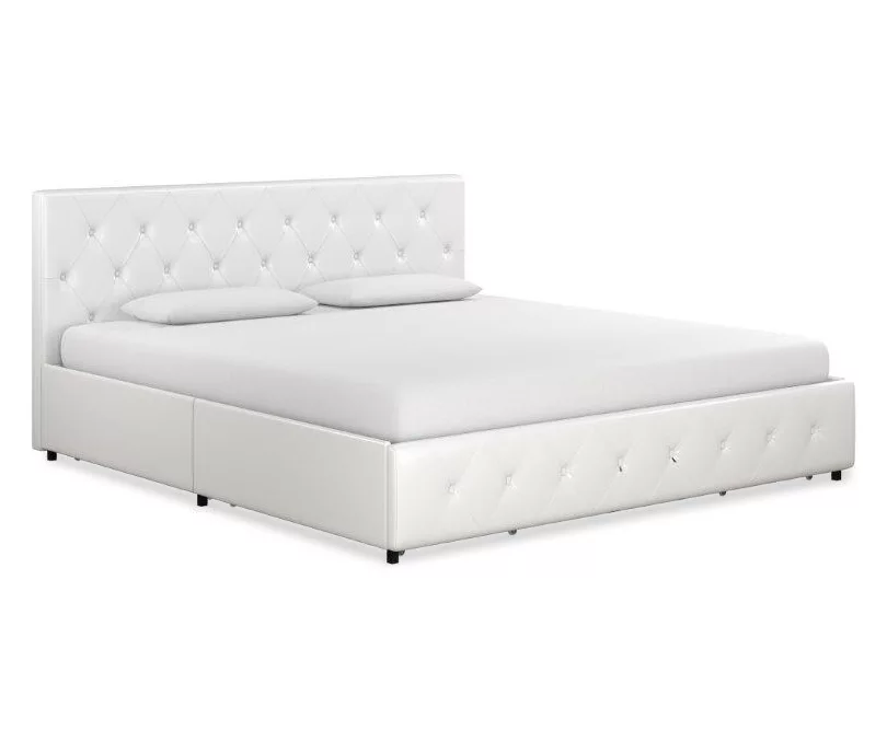 DHP Dana Faux Leather Upholstered Bed With Storage - Image 4