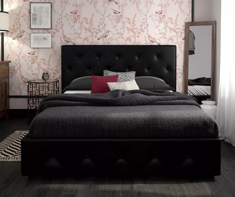 DHP Dana Faux Leather Upholstered Bed With Storage - Image 6