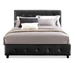 DHP Dana Faux Leather Upholstered Queen Bed