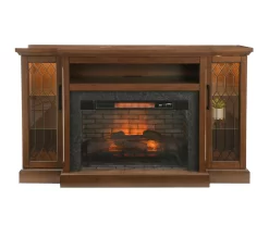 66" Heirloom Cherry Electric Fireplace Console