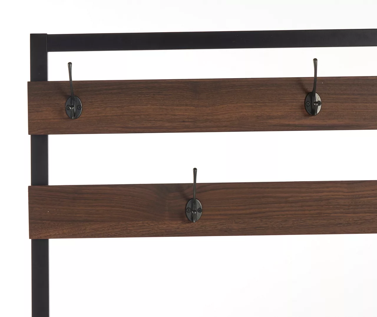 Walnut Hall Tree With Bench - Image 3