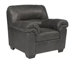 Bladen Slate Faux Leather Armchair