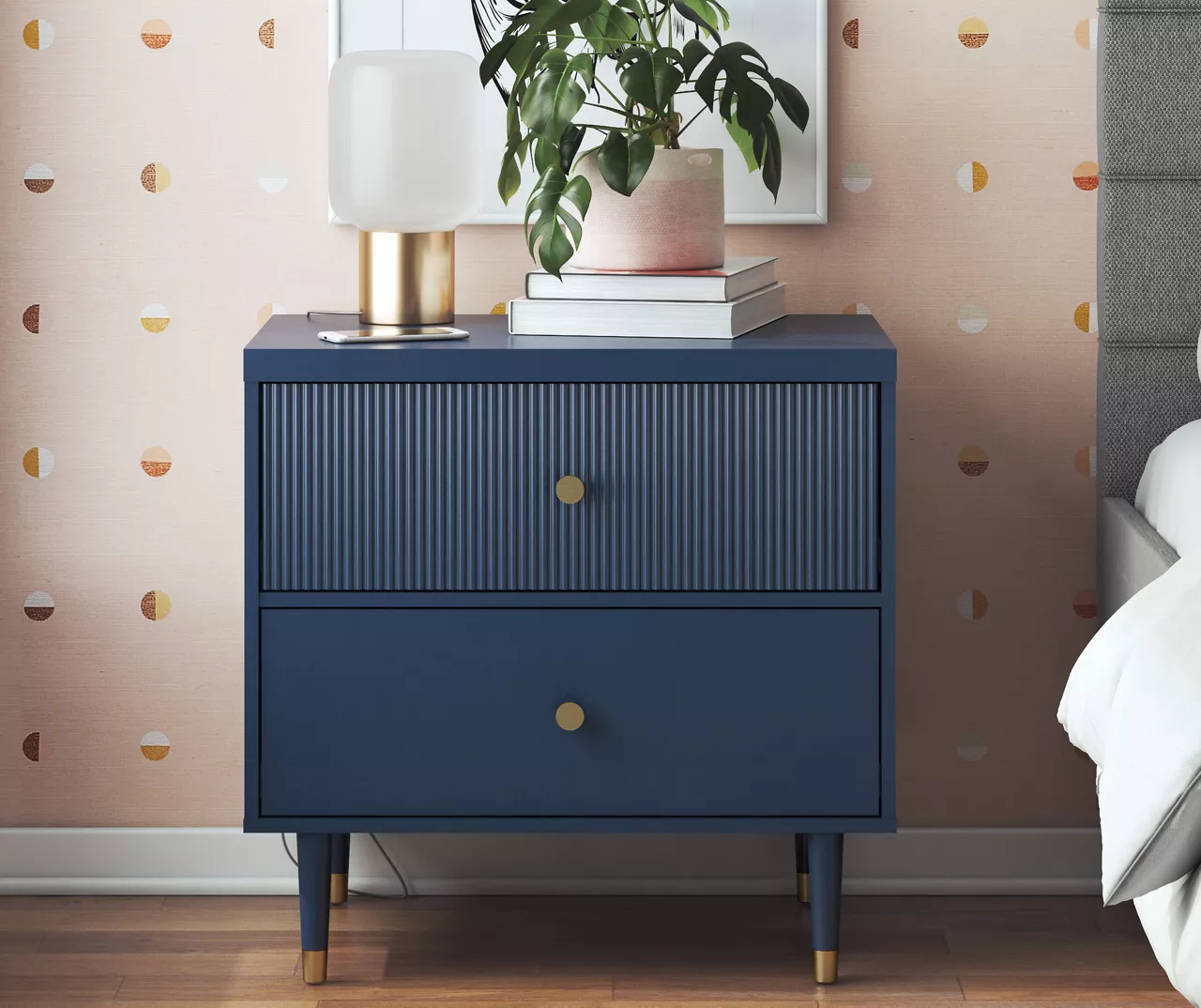 Elizabeth Navy Nightstand - Image 5