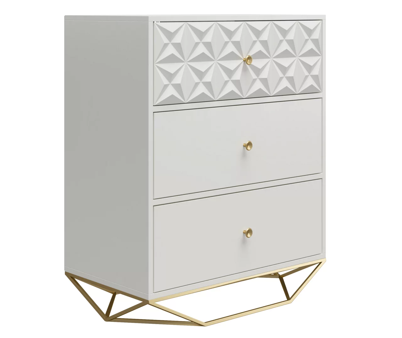 Blair White 3-Drawer Dresser - Image 5