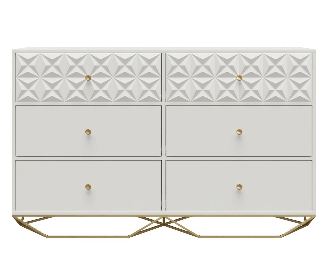 Blair White 6-Drawer Dresser - Image 6