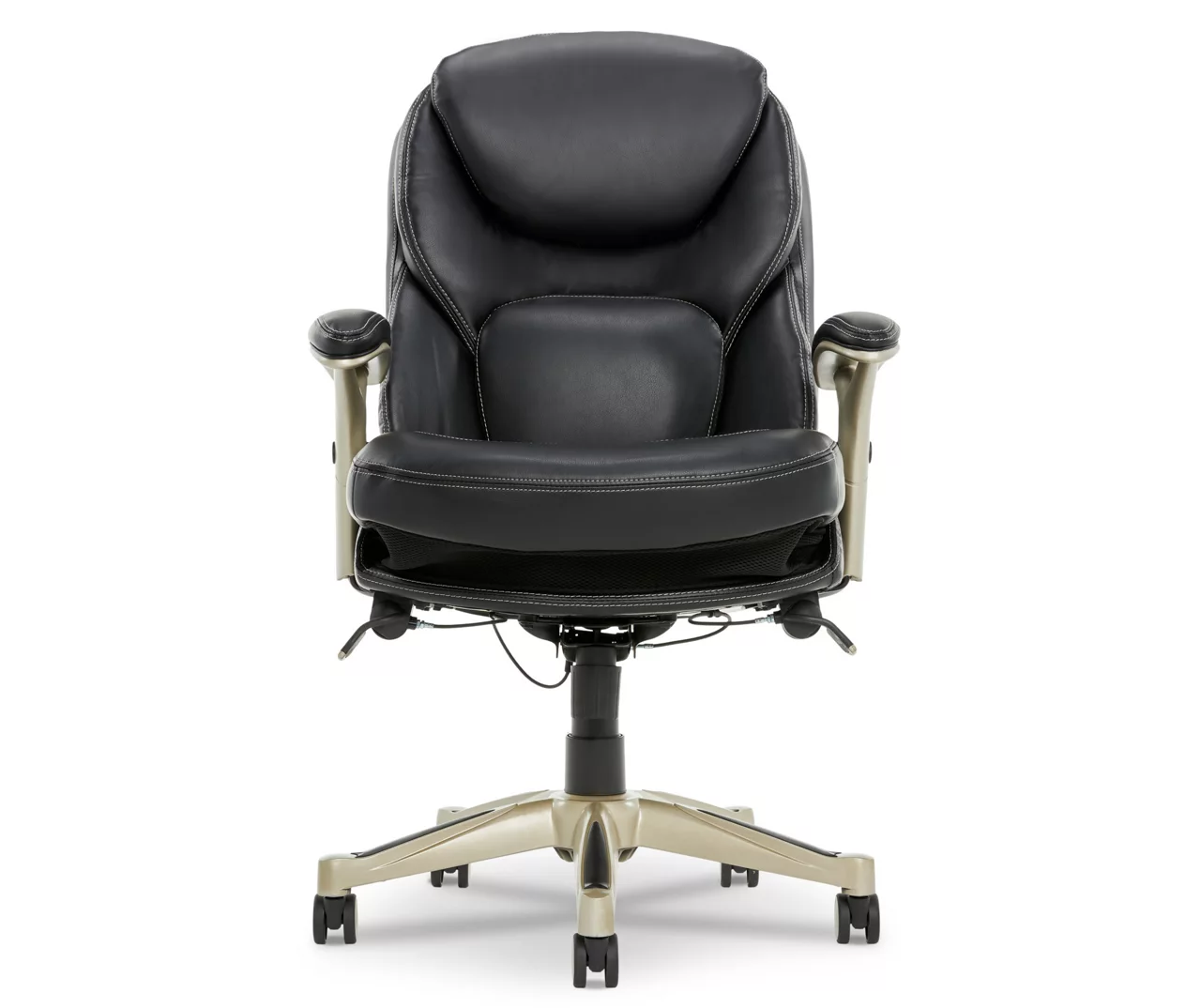 Claremont Black Bonded Leather Office Chair