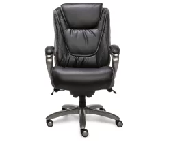 Baxter Black Big & Tall Bonded Leather Office Chair