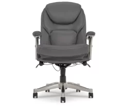 Claremont Gray Bonded Leather Office Chair