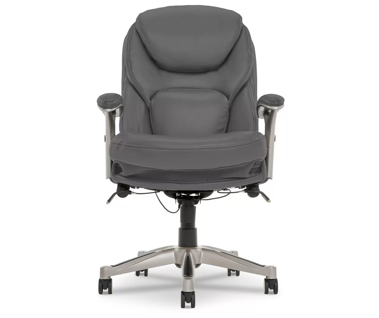 Claremont Gray Bonded Leather Office Chair
