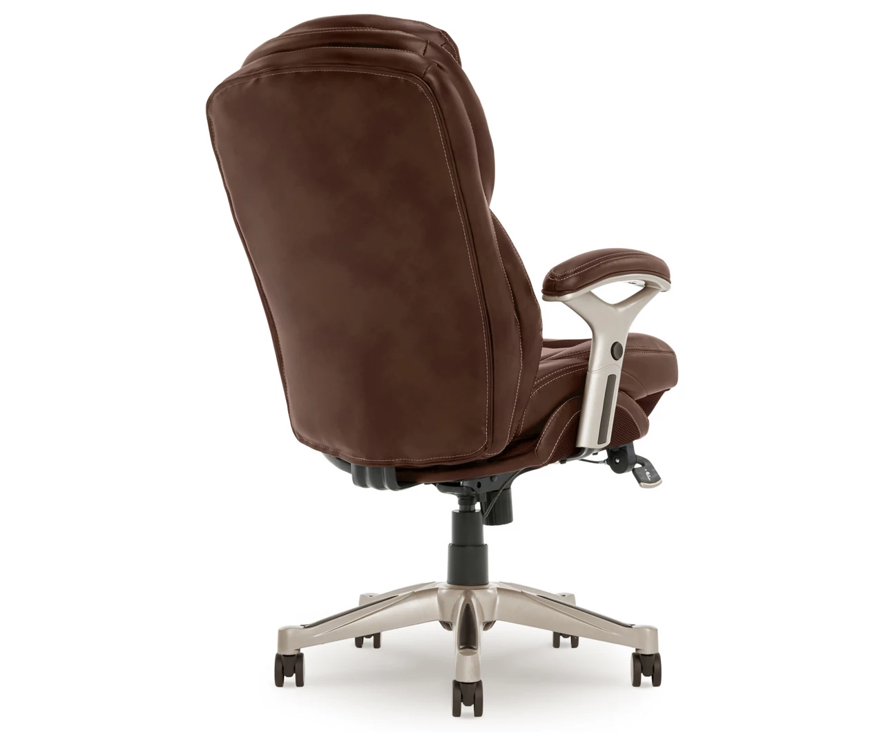 Claremont Chestnut Brown Bonded Leather Office Chair - Image 3