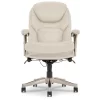 Claremont Ivory Bonded Leather Office Chair