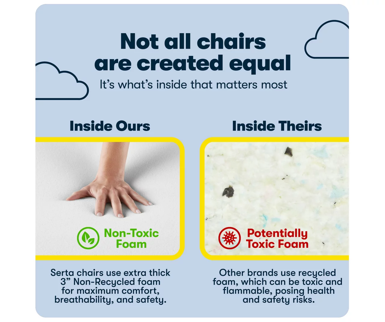 Claremont Light Gray Fabric Office Chair - Image 9