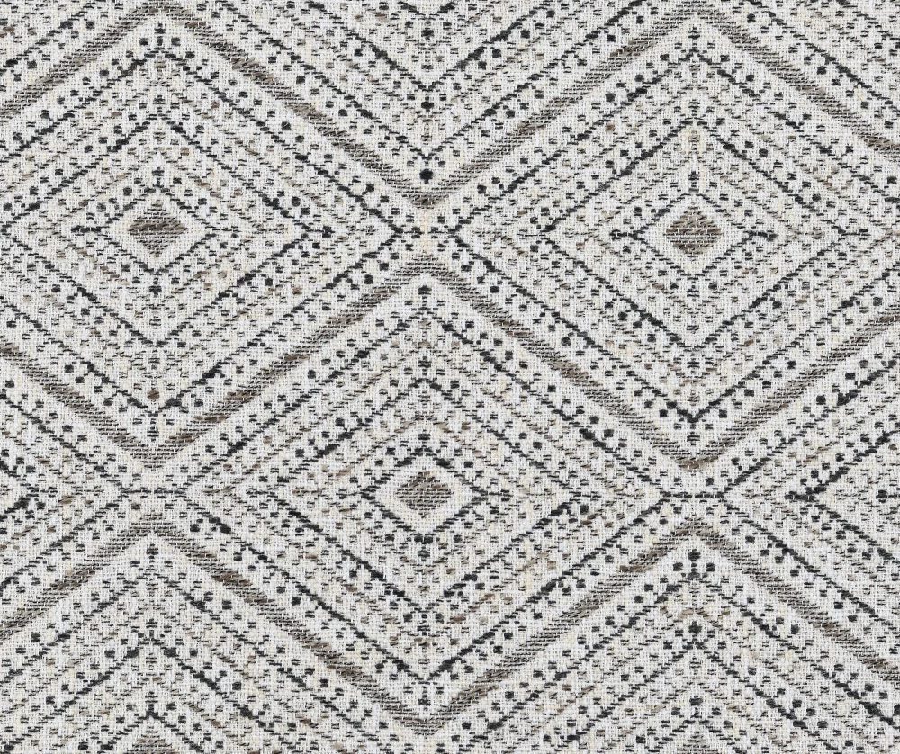 Gretna Diamond Sand Ottoman - Image 3