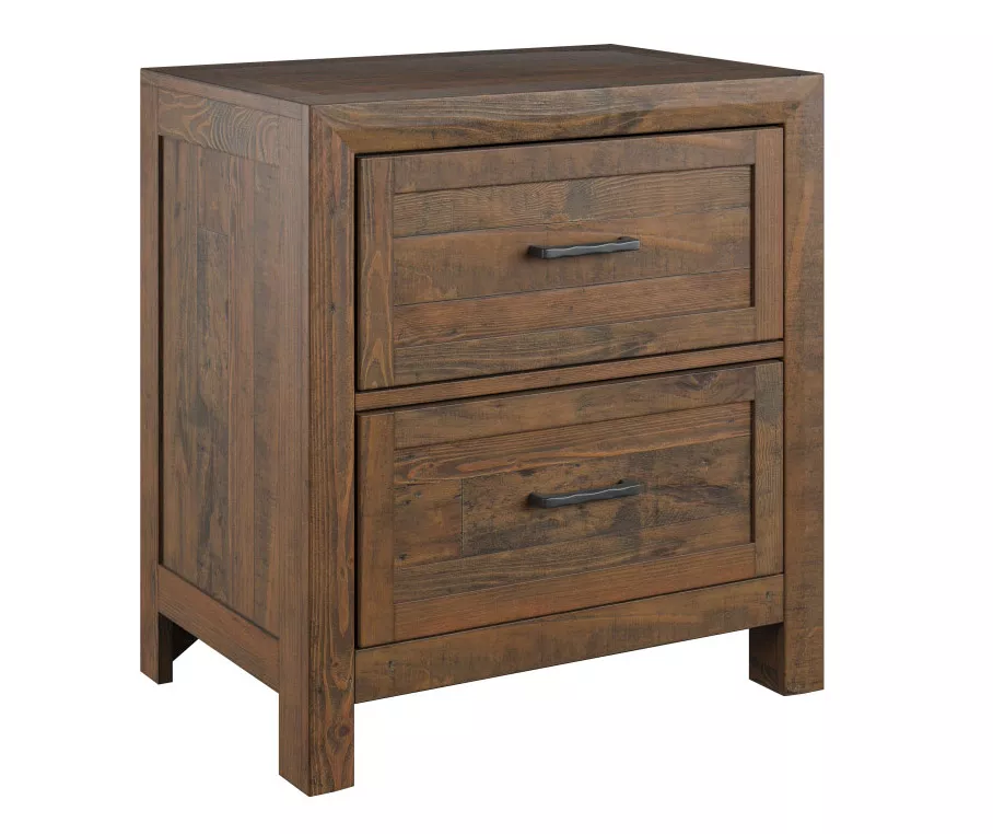West Caramel 2-Drawer Nightstand - Image 2