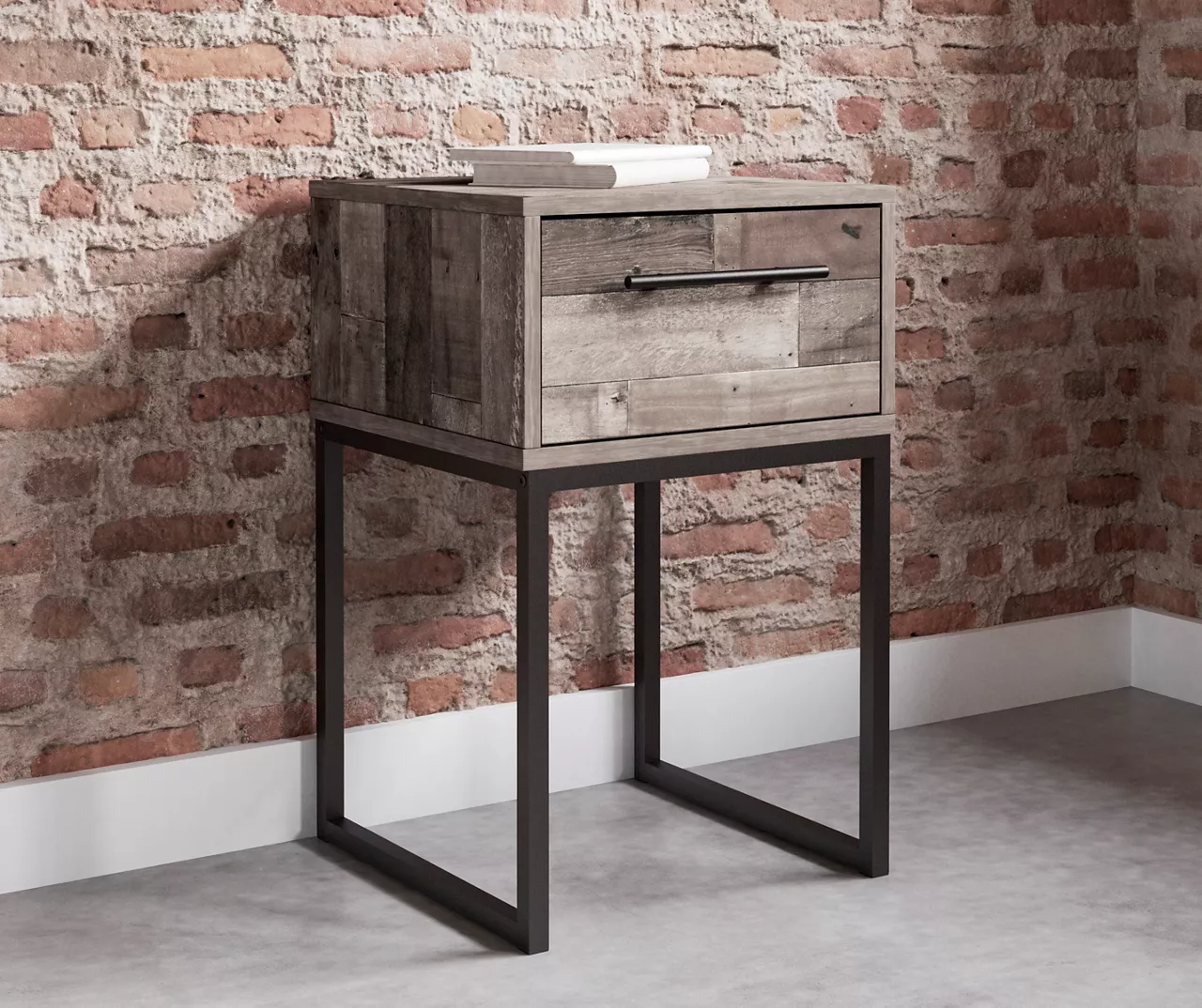 Neilsville Gray Nightstand - Image 2