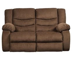 Tulen Chocolate Reclining Loveseat