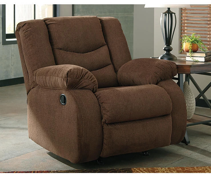 Tulen Chocolate Rocker Recliner - Image 2