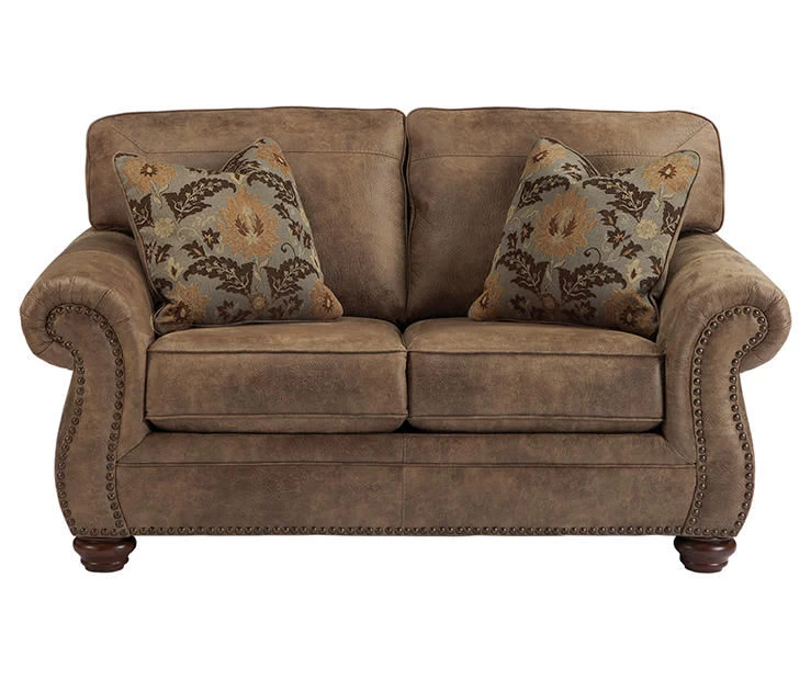 Larkinhurst Earth Faux Leather Loveseat