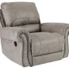 Olsberg Steel Faux Suede Rocker Recliner