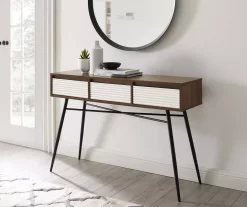 Walker Edison Fluted Console Table