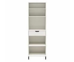 Evolution Vantage White 5-Shelf Open Cabinet
