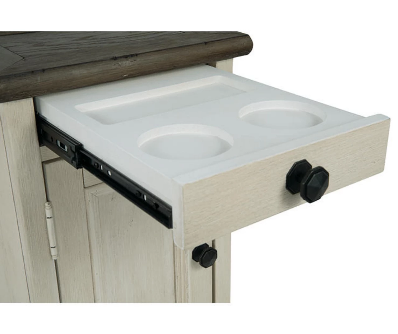 Bolanburg Chairside End Table With USB Ports, Outlets & Tray - Image 7