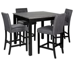 Garvine 5-Piece Counter-Height Dining Set