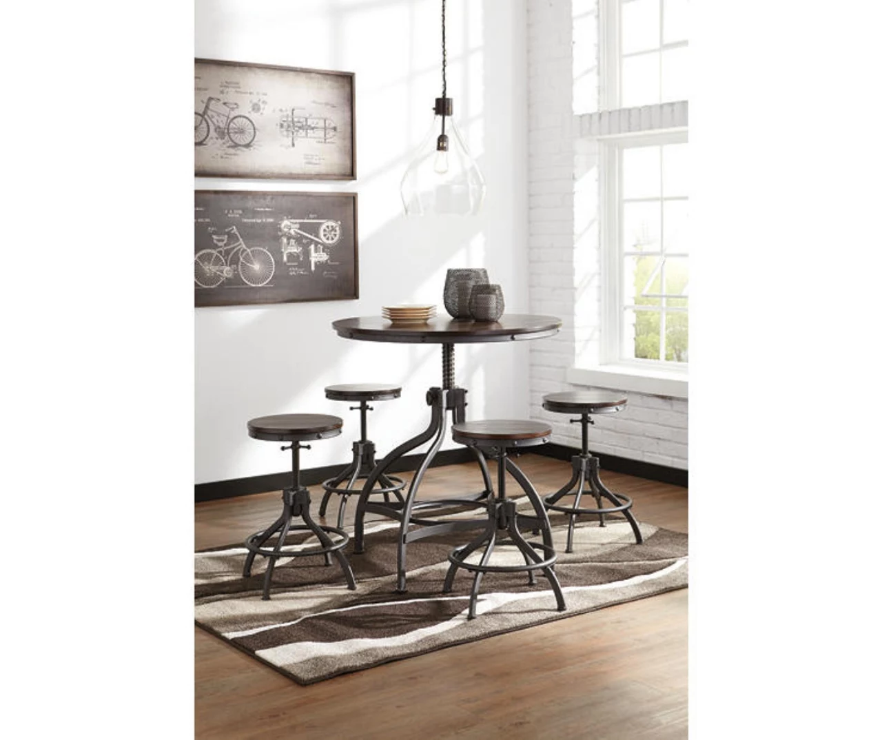 Odium 5-Oiece Counter-Height Dining Set - Image 9